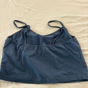 SHEIN Santa Cruz California Summer Navy Medium Casual Tank Crop Women's Top